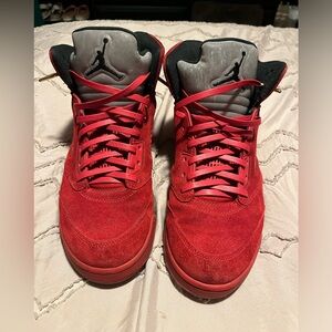 Jordan  5 Red Suede